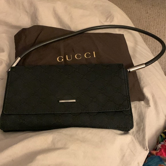 Authentic Gucci. GG canvas evening bag. - Picture 4 of 8